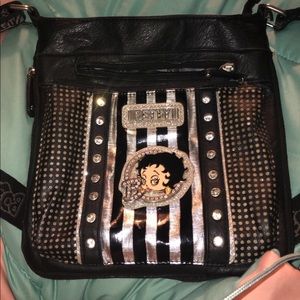 Betty boop shoulder purse